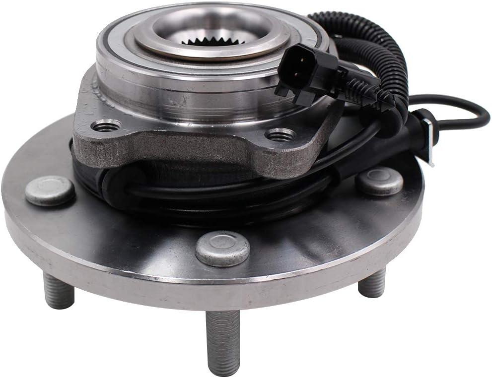 MACEL 513273 Front Wheel Hub Bearing Assembly Compatible with 2008-2016 Chrysler Town & Country, Dodge Grand Caravan, 2009-2014 VW Routan, 5 Lugs w/ABS