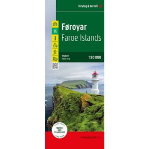 Faroe Islands 1:90,000 Road Map