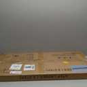 Taranta 3 Step Ladder,Aluminum Lightweight Folding 3 Step Stool with Anti-Slip Wide Pedal, 330lbs Capacity Step Ladder for Household,Kitchen,Office - BlackWoodgrain