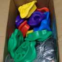 TOPNEW 12 Ninja Tree Climbing Holds for Kids Climber, Adult Climbing Rocks with 6 Ratchet Straps for Outdoor Ninja Warrior Obstacle Course Training