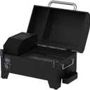 Pit Boss 150 Wood Pellet Grill & Smoker with Flame Broiler 256-Sq. In. Cooking Space, 180°F to 500°F Temperature Range, 7 lb. Pellet Hopper, for Tailgating, Camping, or Travel, Black