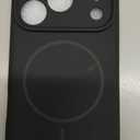 Miracase Magnetic for iPhone 17 Pro Case, Compatible with MagSafe, Integrated Silicone Camera Control Cover, 3.0mm Thicken Shockproof Drop Protection Phone Case for 17 Pro,Black