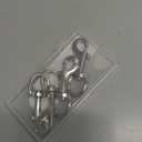 ERKOON 3.5 Inch Swivel Eye Bolt Snap Hooks 154Lbs Load Capacity Zinc Alloy Single Ended Flag Clips Heavy Duty Trigger Bolt Hooks