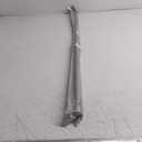 Kenney Nicholas Twist & Fit No Tools Tension Curtain Rod, 48 to 84 Inches, Brushed Nickel Silver Extendable, Easy Install