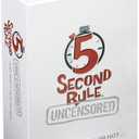 5 Second Rule Uncensored - Fun Card Game for Game Night with Friends - for Ages 17 and Up