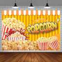 EMDSPR Movie Night Backdrop, 7x5ft Vinyl, Popcorn Photography Background Children Birthday Party Photo Booth Props BJDWPR90