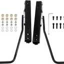 2 Sets Universal Seat Slider, Dual Locking Rails Brackets Kit Compatible with Most Aftermarket Car Seat, Racing seat