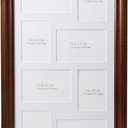 Hives and Honey Photo Collage Frame Jewelry Storage Organizer, Walnut