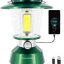 Durapower Rechargeable Camping Lantern,2800 Lumen Super Bright LED Camping Lantern, 5400 mAh Power Bank, IP44 Waterproof, 20 Hours, Portable Lantern for Hurricane, Power Outages