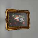 WINPLUS+ Vintage Picture Frame 5x7, Wall Mount and Tabletop Display, Art Gallery Gift (Antique Gold 5x7)