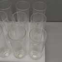 Glass Cylinder Bud Vases for Centerpieces, Set of 12 Clear Small vases,Handmade Slim Flower Vases Wedding Table Decor for Single Rose vases Bulk, Home Aesthetic Desk Decor, Party Decorations,7.5"