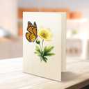 8 x Paper Pop-Up Flower Card, Chrysanthemum, Forever Flowers Bouquet 3D Popup Greeting Cards, Blank Note Envelope, Birthday Gift Cards, Mother's Day, Holiday Decorations