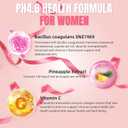 Premium Feminine Balance Gummies for Womens Health & Wellness Hawaiian Pineapple Gummies,Immune Support,Vegan, Gluten-Free & Halal,120 Gummies - 60 Day Supply
