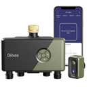Diivoo WiFi Water Timer 4 Outlets with Brass Inlet, Smart Sprinkler/ Hose/ Tap Timer Compatible with Alexa & 24 Irrigation Plans & Rain Delay, Garden Watering Systems Controller with 2 Watering Modes