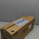 YaFex 2 Pack Heavy Duty Curtain Rods 32-90 Inch, 1 Inch Black Adjustable Curtain Rods for Windows, Long Window Treatment Rod Set with Aluminum Finials, Modern Design