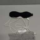 Ezona Heated Eye Mask, Warm Eye Compress Mask for Dry Eyes, USB Electric Eye Heating Pad with Temperature & Timer Control, Dry Eyes, Blepharitis, Sinus Migraine (Black)