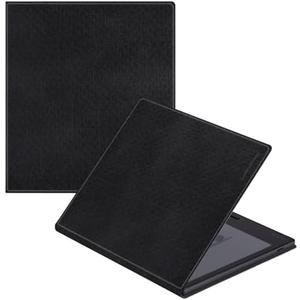 LaoShuSheng Magnetic Case for 7" Onyx Boox Tablet Go 7/Go 7 Color Series (1/2th Gen,2024/2025) /Boox Page - Ultra-Thin Lightweight Leather Book Folio Cover with Auto Sleep/Wake (Cloth Black)