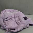 Mini Dog Purse Carrier with Pockets, Warm Cute Pets Bags with Secure Harness Clip, Cat Shoulder Bag for Outings, Lightweight Puppies Bags Kennel, Trained Pets Handbag Outdoor(Purple,One Size)
