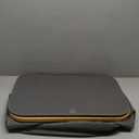 LONBET Laundry Basket with Lid, Made from Breathable Fabric | Aesthetic Clothes Hampers for Laundry with Side Handles & Sturdy Bamboo Frame (40 Gallons - Double, Gray)