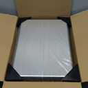 Stainless Steel Litter Box with Lid: Metal Cat Litter Box for Small Cats with Scoop, High Sided Kitty Litter Pan Tray, 17.4'' x 13.5'' x 8.5'', Non-Stick, Anti-Leakage, Easy Cleaning (Dark Gray) (Medium)