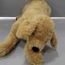 LotFancy Dog Stuffed Animals, 26'' Cuddly Golden Retriever Stuffed Animals, Dog Plush Toy, Large Stuffed Dogs for Birthday, Beige