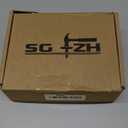 1/2-13 x 2-1/2" Hex Head Screw Bolt, Nuts, Flat & Lock Washers, 20Pcs 18-8 (304) Stainless Steel, Fully Threaded, Black Oxide by SG TZH