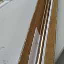 1 ¼” Heavy Duty Adjustable Curtain Rod, 4-7ft, Brushed Gold | Large Diameter Luxury Drapery Pole, Fits 48-84in Windows, Full Set Includes 8 Curtain Rings