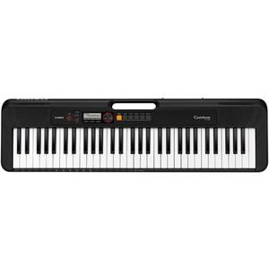 Casio Casiotone CT-S200  61-Key Portable Keyboard for Beginners | 400 Tones, 77 Rhythms, LCD Display, Dance Music Mode, USB-MIDI, Stereo Speakers | Includes Power Supply & Music Rest | Black