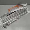 Ceiling Curtain Track, Curtain Track with Roller Hooks, 6ft - 9ft Ceiling Mounted Rail Set for Room Divider, Black