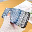 Fiyart Designed for iPhone 11 Case,Compatible with MagSafe Cheetah Print Plating Camera Protection Magnetic Clear Glitter Leopard Print Shockproof Phone Bumper for Women Girls 6.1"-Black