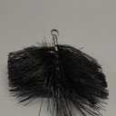 PATIKIL 7" Wire Chimney Cleaning Brush, Polypropylene Round Chimney Sweep Brush with M6 Fitting for Fireplace Burning Stove Tent Dryer Pipes, Silver