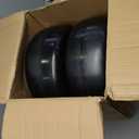13x6.50-6 Flat Free Lawn Mower Tire and Wheel, Solid Smooth Zero Turn Mower Front Tire Assembly, with 3/4" & 5/8" Bearing, 4"-6.5" Centered Hub, Compatible with Lawnmower Garden Tractor, 2 Pack