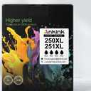 ANKINK 250XL 251XL Ink Cartridge Compatible Ink Cartridges. 