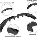 Front Spoiler Splitter Lip for BMW 5 Series I5 G60 G61 M Sport 2024-2026, Gloss Black