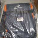 Ski Boot Bag Backpack, 50L Large Capacity Water-Resistant Padded Ski Travel Bag & Snowboard Boot Bag for Ski Boots, Helmet, Goggles, Clothes, Gloves, Snowboard Gear (Dark Blue)