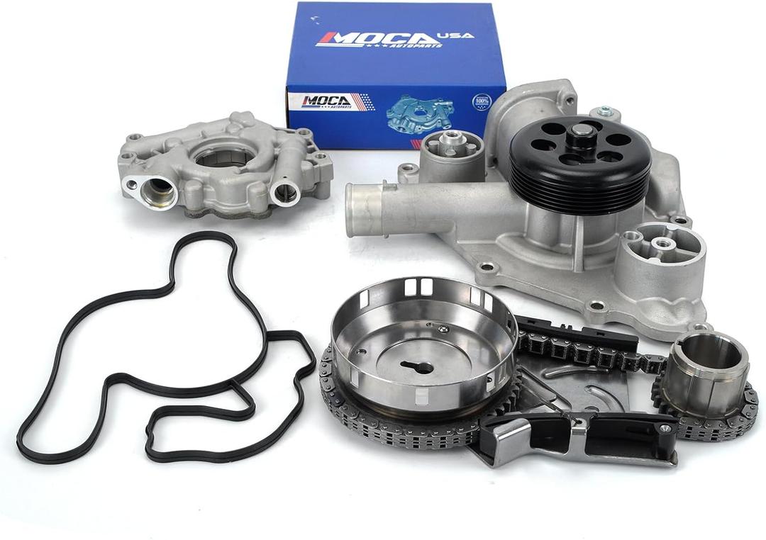 MOCA Timing Chain Kit Oil Pump Water Pump Compatible with 2006-2010 for Dodge Charger 6.1L, 2006-2010 for Jeep Grand Cherokee 6.1L, 2005-2010 for Chrysler 300 6.1L