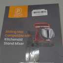 Sliding Mat for Kitchenaid Mixer, Mover Mat Pad for 5-8Qt Bowl Lift Stand Mixer, Kitchen Appliance Slider Compatible for Pro 600 Stand Mixer with Black Kitchen Accessory, Kitchen Aid Mixer Accessories