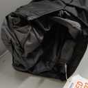 FUNDANGO Oversized Camping Chair for Adults, Heavy Duty Portable Foldable Lawn Chair with Padded Seat & Back, Lumbar Support, 4-can Cooler & Cup Holder, Carry Bag Included for Outdoor (Black) (1 Pack Black)