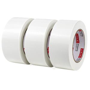 JIALAI HOME Duct Tape Heavy Duty - White Tape Duct 2 Inches x 30 Yards 3 Pack, 8.27 mil, Strong, Flexible, No Residue, All-Weather and Tear by Hand - for Repairs, Industrial, Professional Use