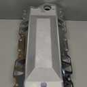 1 PC SHLPDFM Natural aluminum Intake Manifold Dual Plane Intake Manifold Compatible with 1957-1995 SBC Small Block Chevy 350 400 Idle-5500RPM Manifold