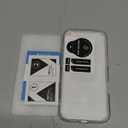 FNTCASE for iPhone 17 Pro Case: Clear Magnetic Phone Cases Compatible with Magsafe Slim Anti Yellowing Military Grade Drop Protection Rugged Protective Transparent Cell Cover (B-Glitter Magnetic)