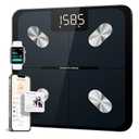 Etekcity Smart Scale for Body Weight, FSA&HSA Eligible, Bathroom Digital Weighing Scale with BMI, Body Fat, Muscle Mass, Accurate Bluetooth Home User Health Equipment Sync Apps, LED, Tempered glass