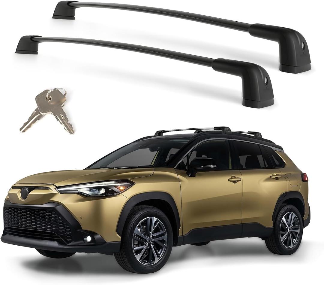 330LBS T-Slot Roof Rack Cross Bars Compatible with Toyota Corolla Cross