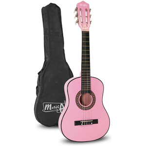 Music Alley MA-51 Classical Acoustic Guitar Kids Guitar and Junior Guitar Pink, Half size