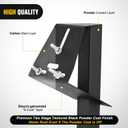 Nilight Trailer Hitch Spare Tire Carrier Adjustable Hitch Spare Tire Mount for Truck SUV ATV UTV for 2 Inch Receiver Fits 4 & 5 & 6 Lugs Trailer Wheels