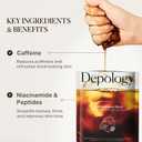 Caffeine Face Mask Patches with Niacinamide, Peptides & Horse Chestnut  Hydrogel Sheet Mask for De-Puffing, Brightening & Refreshing Tired Skin