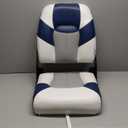 Wise 1461 Baja Series High Back Boat Seat (Brite White / Grey / Midnight)
