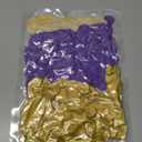 Purple and Gold Balloons, 60Pcs 12Inch Purple Gold Balloons with Gold Confetti Balloons for Wedding Graduation Birthday Party Baby Shower Decorations