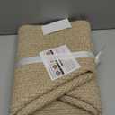 JMvicyroam 65L Extra Large Blanket Basket for Living Room - Woven Cotton Rope Laundry Hamper with Reinforced Handles - Storage Bin for Pillows, Comforters & Toys - Machine Washable,Oatmeal