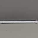 MEXAU White Tension Rod 16 To 26 Inch Spring Curtain Rod Adjustable Tension Curtain Rods No Drilling Short Tension Rod Extendable Small Spring Tension Curtain Rod for Closet Cupboard Bars Refrigerator